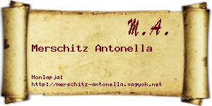 Merschitz Antonella névjegykártya